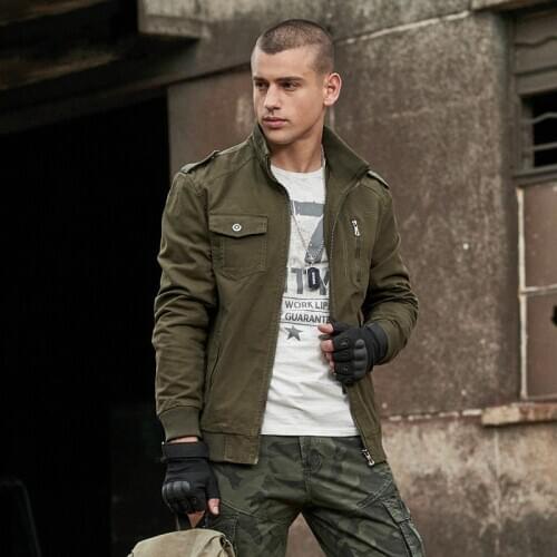 Brand Military Jacket Men Autumn Winter Mens bomber jacket Outwear Military pilot jacket Male Plus Size 6XL jaqueta masculina