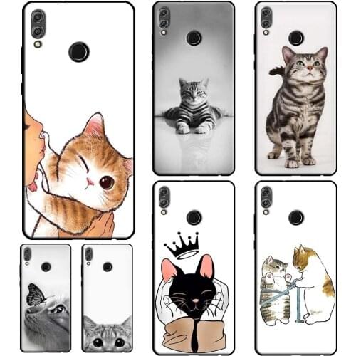 Cat Lover Cute Animals Cartoon Cover For Huawei Honor 9X 8X 7X 6X 10i 7C 8A 9A 8S 9S 9 10 10X Lite 20 7A 6C 4C Pro Case