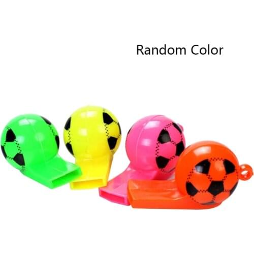 Kids’ Whistle w/t Colorful Football Pattern for Outdoor Game Sports Referees 69HE