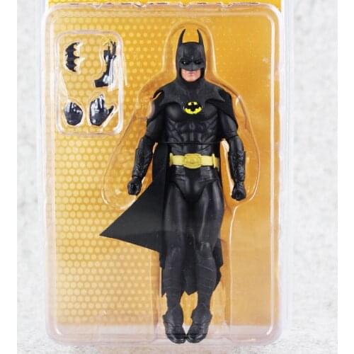 DC Batman Action Figure NECA 1989 25th Anniversary Michael Keaton Model Toys