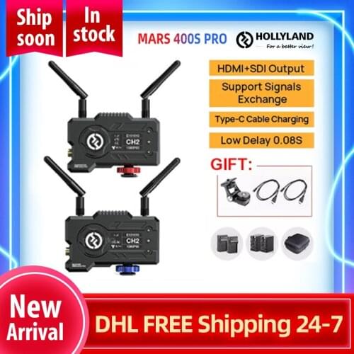 Hollyland MARS 400S PRO HDMI sdi Wireless Video Transmission FILES System HD Image Transmitter Receiver 1080P for Photography