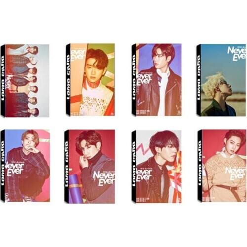 Kpop GOT7 Shopping Mall NEVER EVER Same Portray Photo Cards LOMO Cards JB MARK JACKSON BAMBAM Postcards 30pcs/set