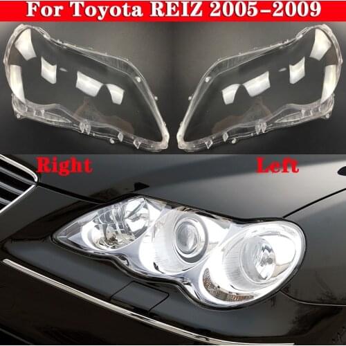 Car Front Headlight Cover For Toyota REIZ 2005-2009 Auto Headlamp Lampshade Lampcover Head Lamp light glass Lens Shell Caps