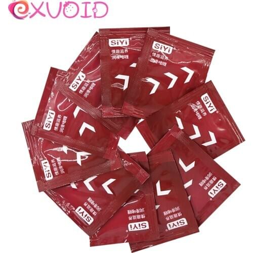 EXVOID Water-based 6mL Sex Lubricants Oil for Oral Vagina Sexy Supplies Anal Lubricant Female Orgasm Liquid 10 Bags Silk Touch
