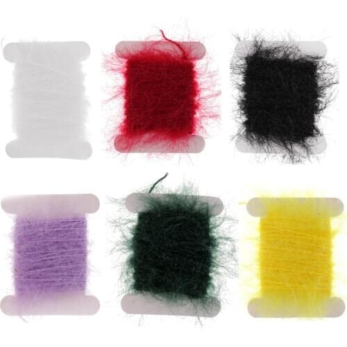Multi Colors Tinsel Chenille Line Crystal Flash Line 5m Fly Fishing Tying Material for Nymphal Bugs Scud Fishing Lures