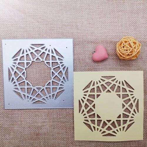 100*100mm lrregular square new Metal Cutting Dies Scrapbooking DIY Album Paper Card Craft Embossing stencil Dies