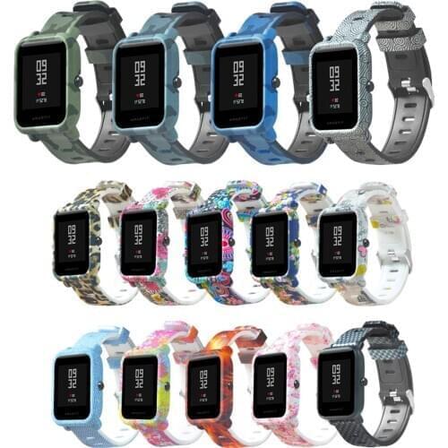 Sports Silicone Strap Watchs Band Wrist Strap For Xiaomi Huami Amazfit Bip Youth /LITE Watch Bracelet Wristband Accessories Gift