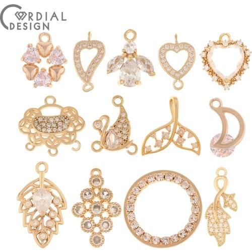 Cordial Design 6Pcs Choose/Jewelry Accessories/Multi Shape/Hand Made/Jewelry Findings & Components/Earrings Pendant/DIY Making