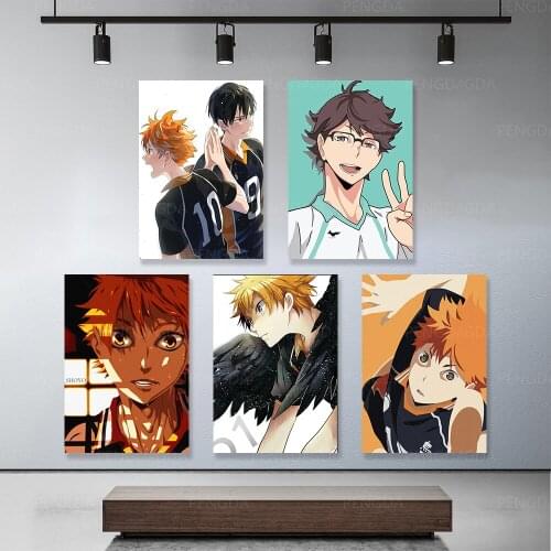 Modern Anime Character Canvas Painting Pictures Haikyuu Prints Home Decoration Wall Artwork For Living Room Frame Poster Modular