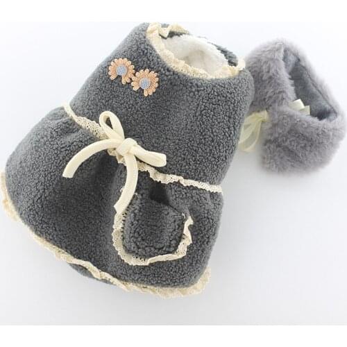 Pet Dog Winter Jacket Warm Clothes For Dogs Cat Female Girl Small Dog Dress Puppy Costume Outfit Yorkshire Poodle Bichon Garment