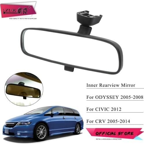 ZUK Car Interior Rearview Mirror For HONDA CRV 2005-2014 CIVIC 2012 ODYSSEY 2005 2006 2007 2008 RB1 76400-SEA-024