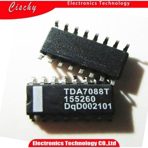 10pcs/lot TDA7088T TDA7088 7088T SOP-16 In Stock