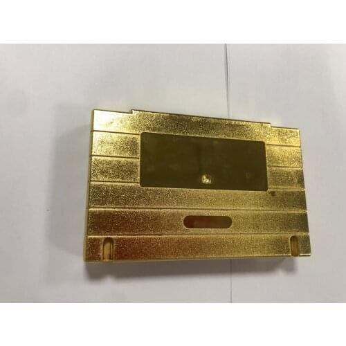 50 PCS a lot 16 bit Game Cartridge Gold-plated Replacement Plastic card Shell for SNES game Console US Version