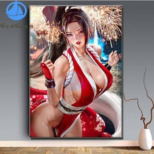 " Anime girl " 5d Diy Diamond Painting Full Drill Round Diamond Mosaic Embroidery sexy woman Sale new Picture Of Rhinestones Art
