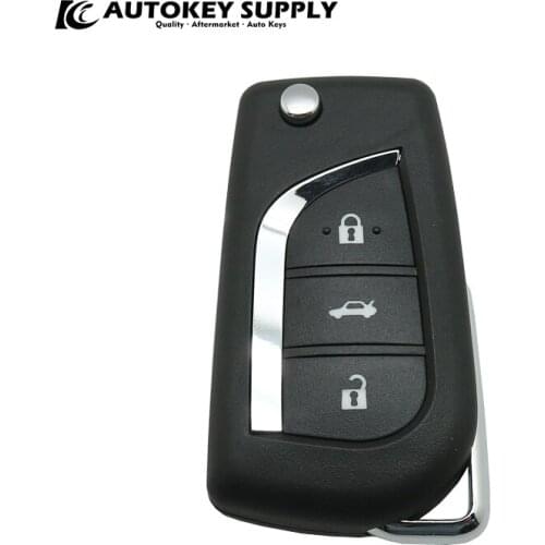 Car-styling Chave Canivete For Toyota+Placa+Chip Positron+Double program blade TOY47 (PX32/EX300) AKBPCP073