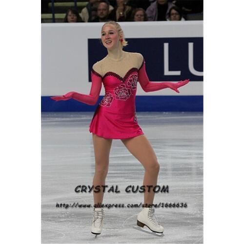 Custom Adult Figure Skating Dresses Graceful New Brand Ice Skating Dresses For Competition DR4142