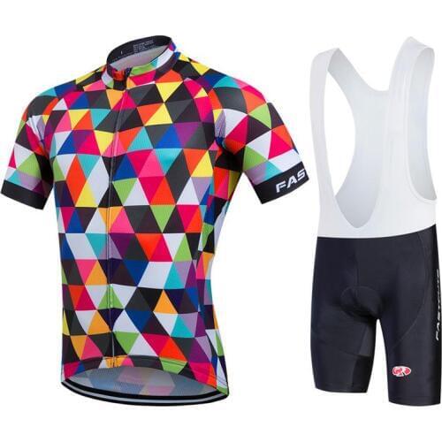 9D Pad Summer 2018 Cycling Jersey Set Ropa Ciclismo Breathable MTB Cycling Clothing Bike Jerseys Quick-Dry Shorts Pants