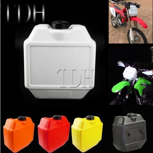 Dirt Bike Dual Sport Motocross Front Auxiliary Gas Tank Extra Oil Fuel Carrier For Honda Yamaha CRF WR YZF DRM 125 250 450