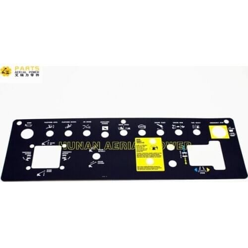 Boom lift decal platform control panel decal 72441GT