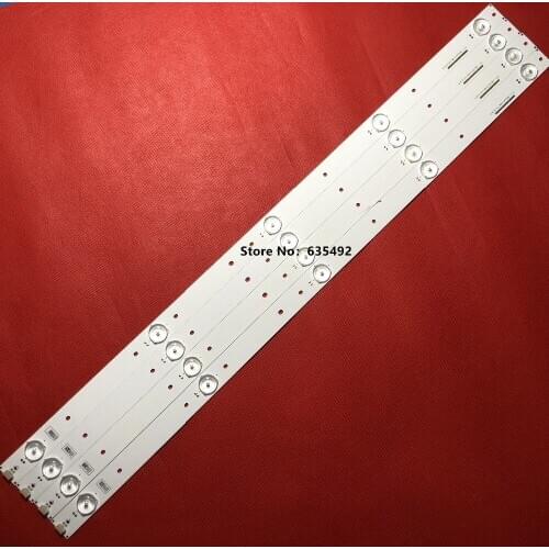 100% New 10pieces 594mm LED Backlight strip 5 Lamp For Hi sense 32"TV SVH320AJ4 LED32EC200 LED32EC210
