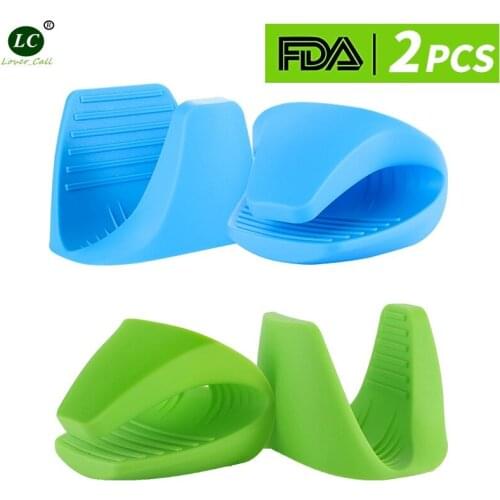 Silica gel gloves Heat Insulation Anti-skid Baking oven Microwave Oven Hand Clip BBQ gloves Oven Gloves