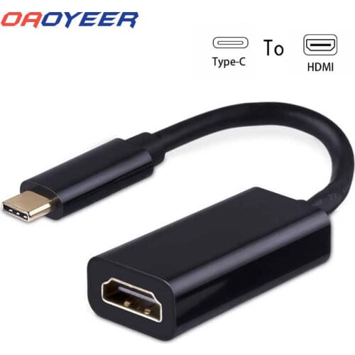 Type-C to HDMI-compatible Adapter USB C to Adapter Male to Female Converter Cable for MacBook Huawei Matebook Smasung