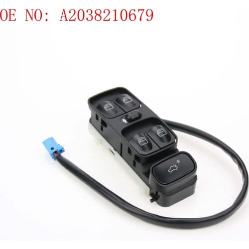 Brand new A2038200110 Power Control Window Switch For MERCEDES C CLASS W203 C180 C200 C220 2038210679 A2038210679