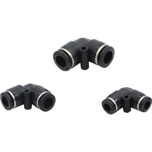 Out Diameter 6mm 8mm 10mm PVC Plastic Pneumatic Elbow Connector Low pressure Slip Lock Quick Couplings Irrigation Pipe Fittings
