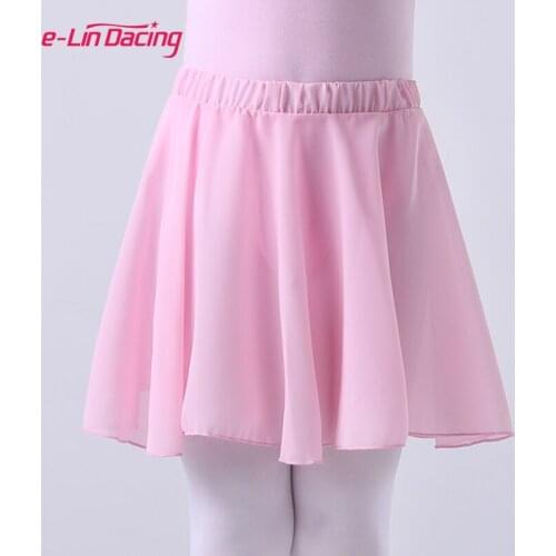 Chiffon Ballet Dancing Skirt Children Dance Practice Dresses Adult Gymnastics Tutu Tulle Dress Ballet Leotard For Girl Ballerin
