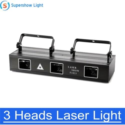 Three Heads Laser Beam Light for Disco KTV Entertainment Center Store Stage Light