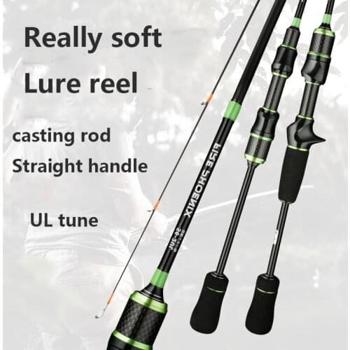Ultralight Carbon Fiber Maku Lrua Reel UL Ultra Soft Solid Fishing Rod Micro Long Shot White Fish Fishing Rod Ultra Light Rod