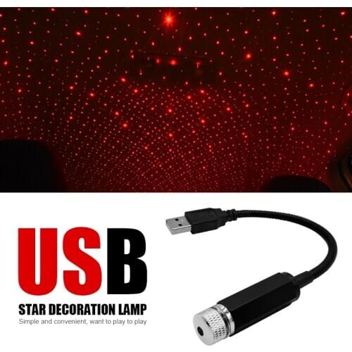 USB LED Atmosphere light Car Roof Star Night Light Projector LED light USB Decorative Lamp Starlight Starry Sky Star Light