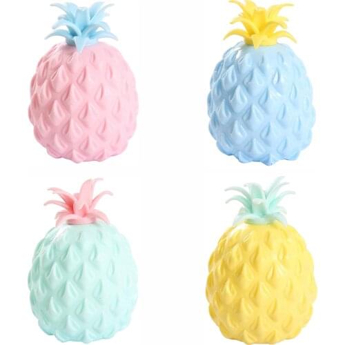 1PC Soft Pineapple Ball Anti Stress Fidget Toys Novel Stress Reliever Toy Children Adult Squishy Sensory Toy Random Color