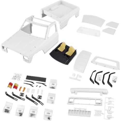 Ax-313B 12.3Inch/313Mm Wheelbase Pickup Body Shell Diy Kit For Axial Scx10 & Scx10 Ii 90046 90047 1/10 Rc Truck Crawler