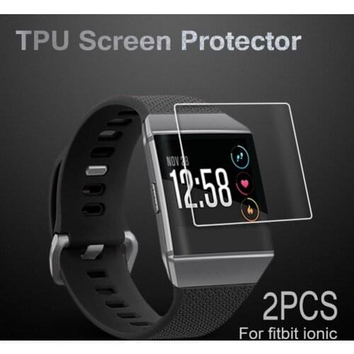 Hot Sale 2PCS Smart Bracelet HD Explosion-Proof Ultra-Thin Screen Protectors Clear View For Fitbit Ionic Smartwatch