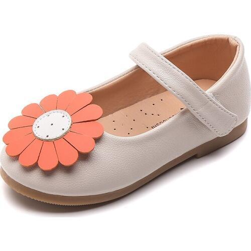 2020Autumn New Kids Shoes flowers Princess Girls Shoes for party and wedding Childrens toddler shoes chaussure fille 1 2 3 4-7T