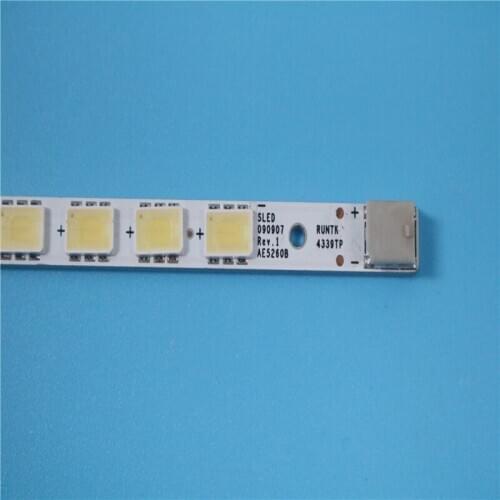 4 Pieces KDL-40EX700 LK400D3LA8S LED backlight bar SLED 090907 AE4060B RUNTK 4335TP 109-014-62 RUNTK4335TP 455mm 43 LEDs