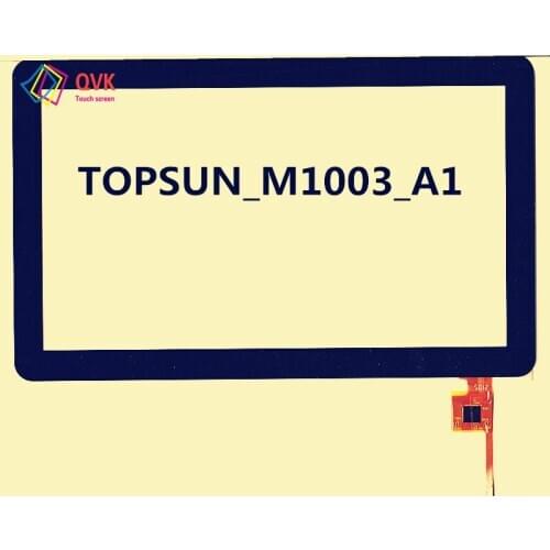 Black 10.1 Inch for GOCLEVER TAB A103 tablet pc capacitive touch screen glass digitizer panel Free shipping P/N TOPSUN_M1003_A1