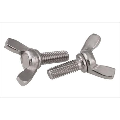 DIN316 304 stainless steel Butterfly screw butterfly bolt M3 M4 M5 M6 M8 M10 screws Claw hand screw butterfly-shaped bolt