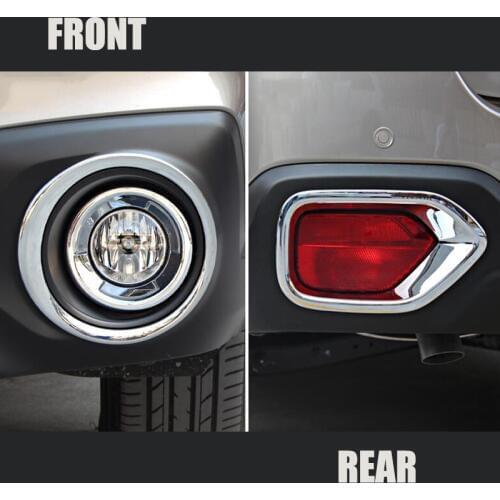 For Subaru Outback 2015 2016 ABS Plastic Car Rearview mirror decoration strip Panel Cover Trim sticker Car styling accessories