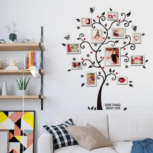JX-LCLYL Removeble Photo Tree Family Kid Wall Art Stickers Vinyl Decal Wall Home Decor