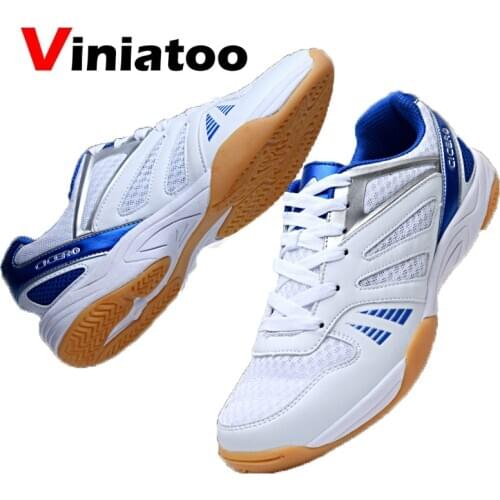 New Badminton Training Shoes Men High Quality Tennis Shoes Ladies White Anti Slip Table Tennis Sneakers Men Badminton Sneakers