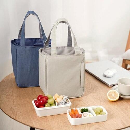 Lunch Box Handbags Bag Organizer Sac Home Packaging Storage Insulation Bags Lunch Box Thicken The Bags Portable сумка 가방