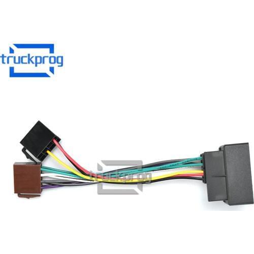 TruckProg ISO Radio Adapter Cable for CITROEN C2 C3 2003+/C4 C5 2004