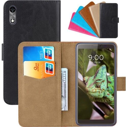 Luxury Wallet Case For BQ 5518G Jeans PU Leather Retro Flip Cover Magnetic Fashion Cases Strap