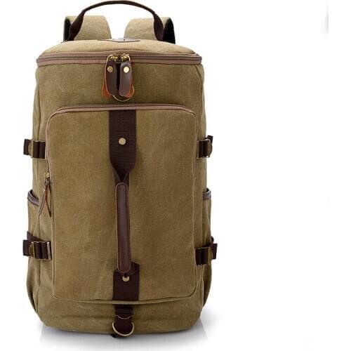 Z.L.D.2020 new canvas Mens leisure travel backpac High quality mens bag student bag men and women canvas bags luggage backpack