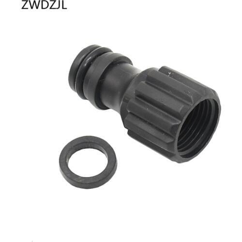 CAR WASH Washer Diaphragm Pump 18mm Female Thread Fitting for Quick Coupling Pipe Connection Car Wash Spare Parts 50 pieces