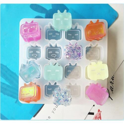 TV DIY Pendant Tools Jewelry Accessories Epoxy Silicone Mold Mobile Phone Decoration Molds Chocolate Cake Mould