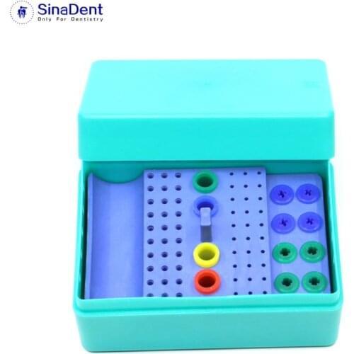 Dental 160 Holes Multi Function Sterilizer Case Endo Holder for Burs Endo Files Gutta Percha Scaler Tips Common Instruments