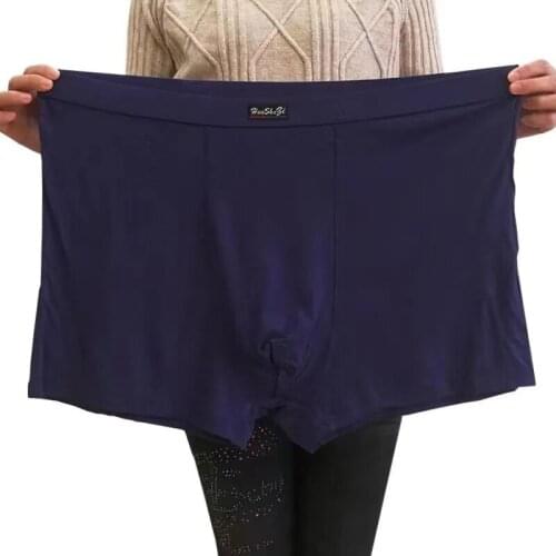 TOQUCL 3pcs Bamboo Mens Boxers Underwear Plus Large Size Comfortable Male Panties Breathable Underpants Man 2XL-8XL Homme Boxer